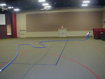 Carpet Cleaning In The Congregation Room At Harborside Christian Church